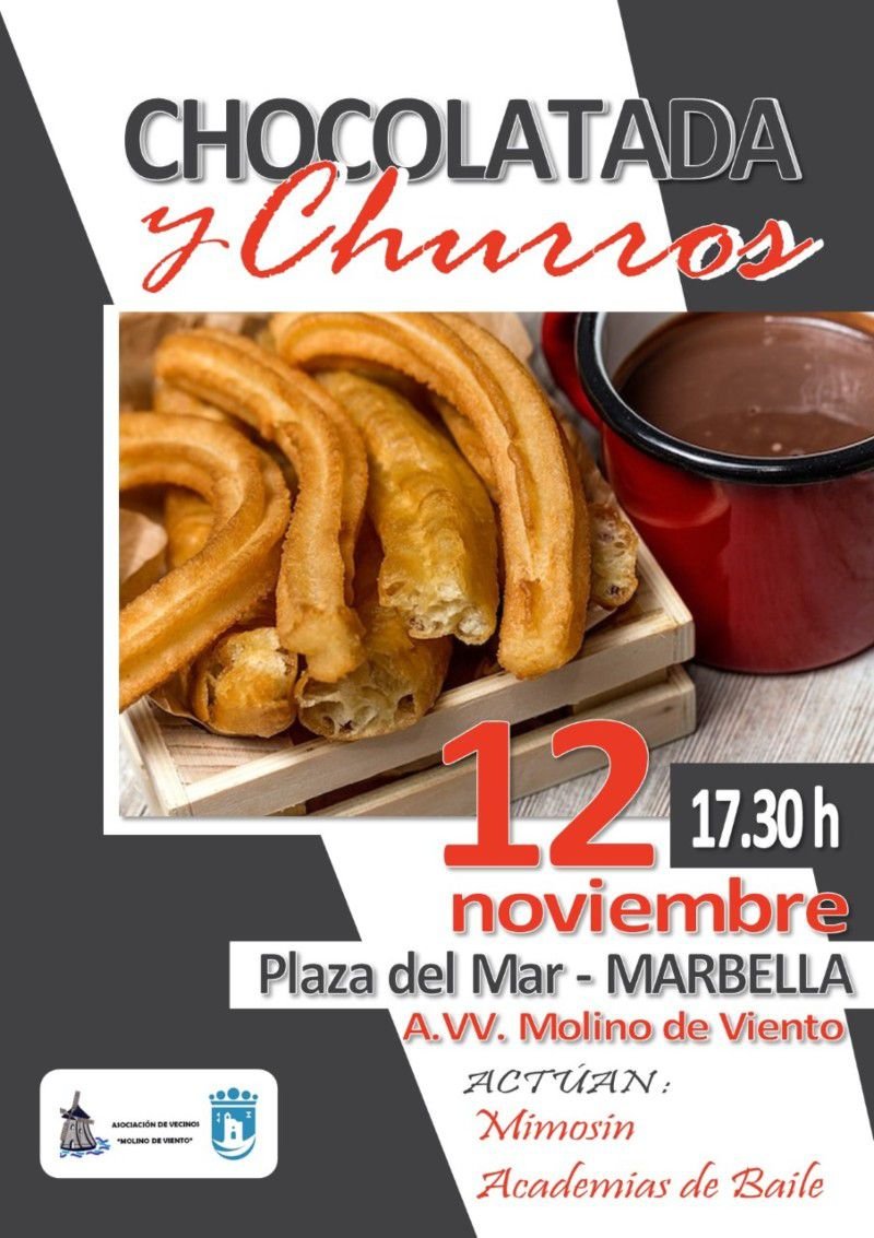 chocolatada y churros - marbella con los peques