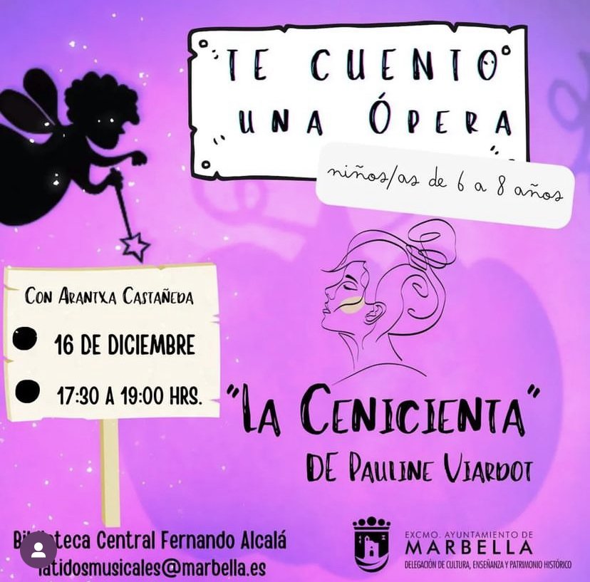 La cenicienta - pauline viardot - marbella con los peques